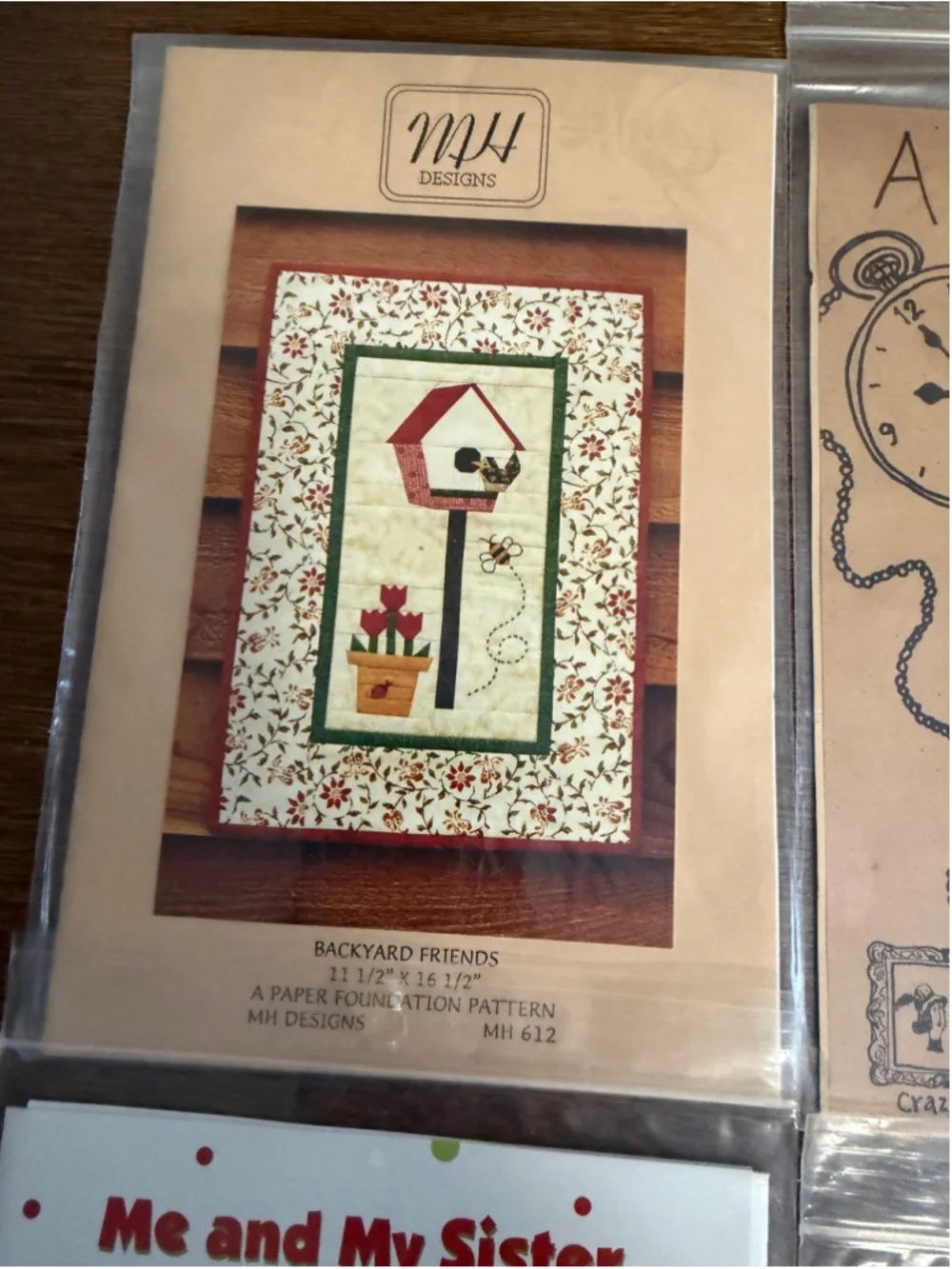Vintage Quilt Pattern Lot of 9 New Unused Me and My Sister Thimble Blossoms OOP